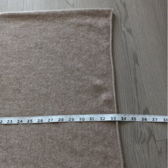 J. Crew Cashmere Wool Poncho In Heather Birch Tan OS Quiet Luxury - Picture 11 of 15